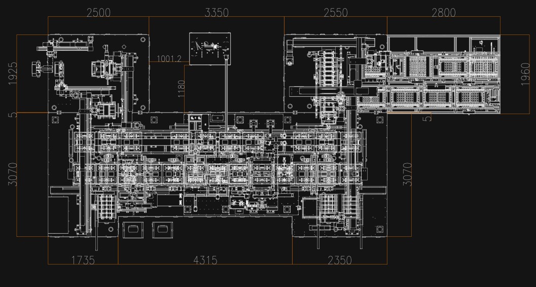 이차전지 Packaging Line Layout